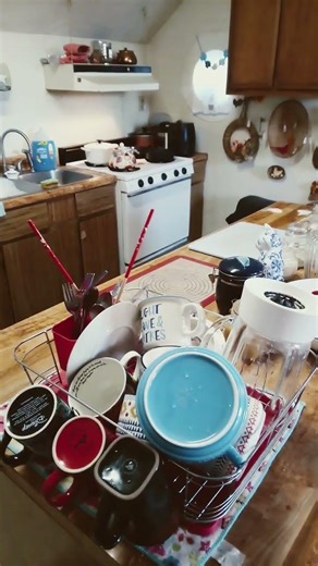 #MoonpiesKitchen practicing filming my chores. I need to make the camera taller #NorseMagic🌨️🐑 #mpns