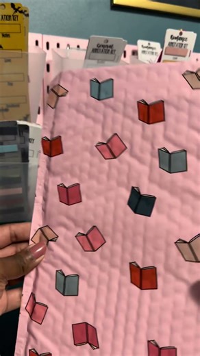 Packing orders for my small bookish business with sticker mule | Etsy