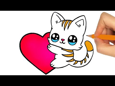COMMENT DESSINER UN BÉBÉ CHATON KAWAII