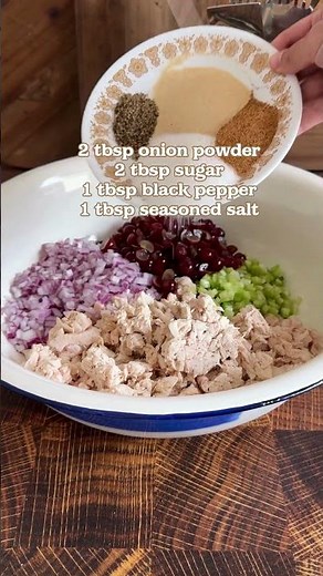 This is a big batch of my favorite chicken salad recipe! oldcountrykitchenware.com