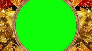 Download Graphical Gold Animation on Green Screen for free