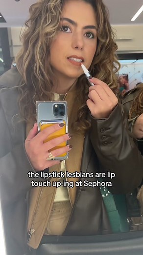 POV you and your beauty obsessed wife do a lip touchup @sephora 😂 #makeup #beauty #thelipsticklesbians