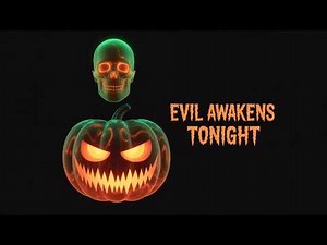 Ultimate Creepy Halloween Window Projection – Haunted Pumpkins, Skulls & Ghosts