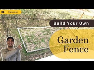 DIY Garden Fence with T-Posts and Bird Netting | Simple and Cheap