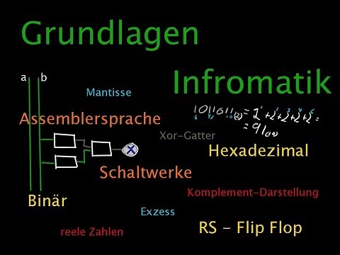 Grundlagen Informatik - 01: Dezimal-, Binär- und Hexadezimal umwandeln