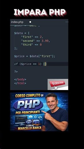 Impara a PROGRAMMARE in PHP !