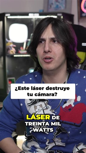 Este nuevo láser es una locura. ¿Recuerdan cuando arruinamos una cámara con uno simple? Este es otro nivel. #Láseres #Tecnología #Experimentos #Destrucción #Gadgets