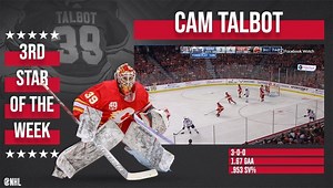 39K views · 492 reactions | Cam Talbot has helped lead the Calgary Flames to a five-game win streak and first place in the Pacific Division.  | NHL | Facebook