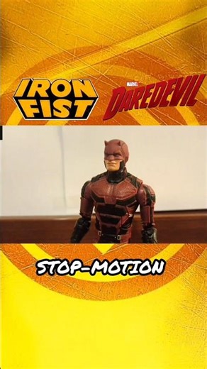 DAREDEVIL vs IRON FIST - STOP-MOTION #daredevil #ironfist #stopmotion #animation #marvel #netflix