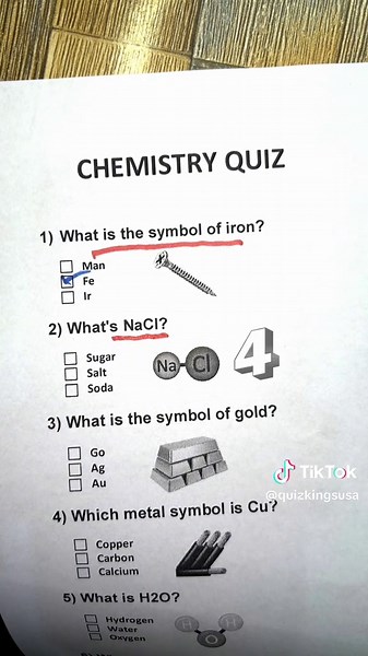 Test Your Knowledge with This Chemistry Quiz