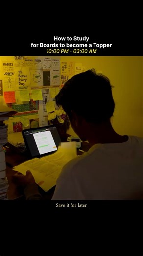 Pratham | Studygram 📚 on Instagram: "(Perfect for Boards – Class 10 & 12) ⸻ 🕙 10:00 – 10:15 PM | SETUP MODE • Phone on silent + far away • Water, rough notebook, pen ready • Decide ONLY 2 subjects for the night 👉 No planning after this ⸻ 🧠 10:15 – 11:30 PM | DEEP STUDY (Session 1) Heavy subject first (Maths / Physics / Accounts) How to study: • Read → write → solve • Focus on: • Formulas • Derivations • Numericals / examples 🎯 Target: One full chapter or 70% of it ⸻ ☕ 11:30 – 11:40 PM | BRE