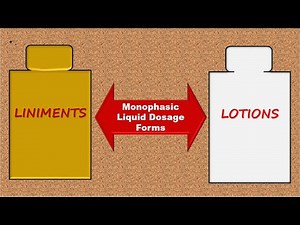 Liniments and Lotions