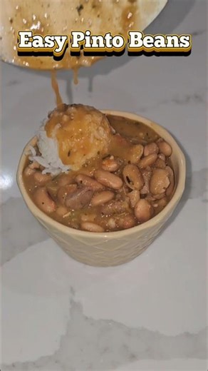 Easy Pinto Beans #easyrecipes follow for free recipes