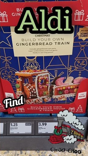 🚂 Gingerbread 🚂 #find #tasty #new#uk #shopping#train #fruit#christmas#build#house #merrychristmas