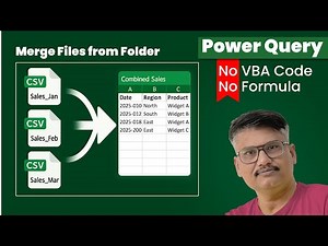 Power Query: Merge Monthly Reports into One Dashboard