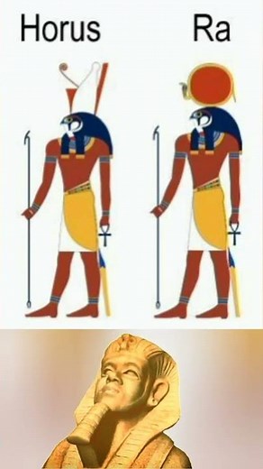 Ra and Horus, Ra Horakhty, Amun Ra.