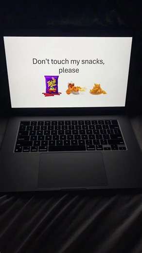 Poem About Not Touching My Snacks