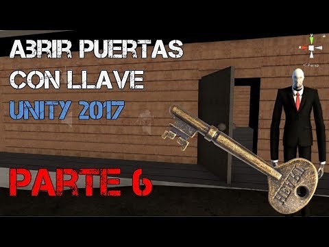 Como abrir puertas con llave || Tutorial juego tipo Slenderman en Unity (Episodio 6)