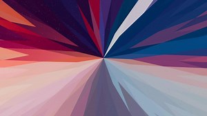 a colorful abstract background with a sunburst