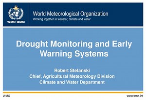 Drought Monitoring and Early Warning Systems - SlideServe