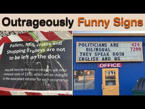 Outrageously Funny Signs – The Funniest Real-Life Fails That Turned Into Comedy Gold! 😂🔥 || Sign Hub