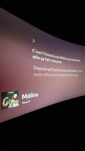 Mélina - Mous-K paroles complètes