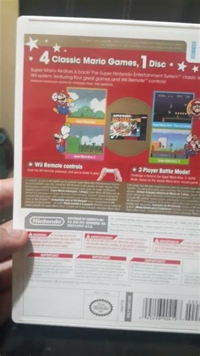 Súper Mario All Stars Wii Nintendo Selects Unboxing