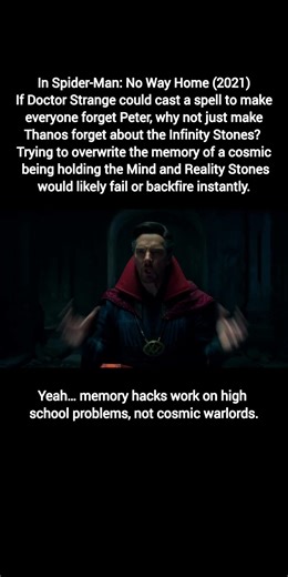 Why Didn’t Doctor Strange Make Thanos Forget the Stones?