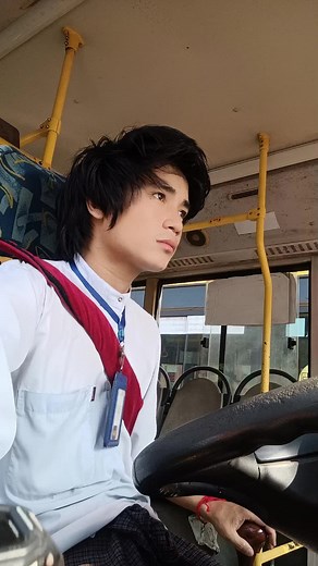 Bus Driver Focused on the Road in Dynamic Environment
