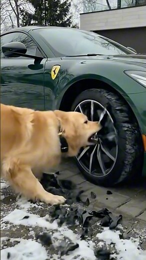 The intelligent golden retriever taught the wealthy woman a lesson she would never forget #dog