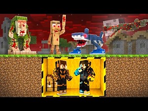We Created Bunker To Survive Scary Italian Brainrots In Minecraft!
