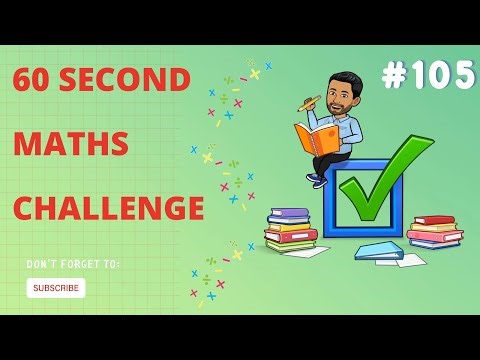 Maths Blast Challenge: Can You Solve the Ultimate Math Puzzle in 60 Seconds? #105