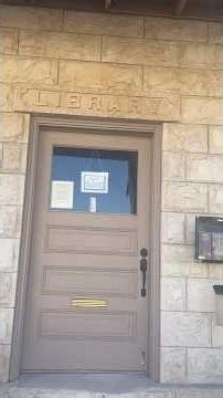 Visiting the Tonopah, Nevada Public Library