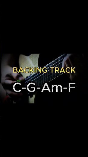 Pop Rock Guitar Backing Track in C Major | C–G–Am–F |