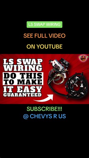 Watch this video on YouTube and learn to do LS Swap wiring - Easy Garunteed!!!!!!! #easylsswapwiring #lsswap #lsswapwiring #lsswap #chevysrus