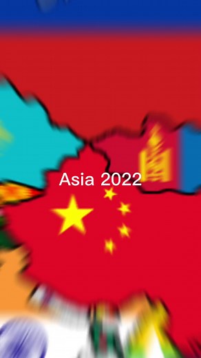 Exploring Asia 2022 Through Flag and Map Imagery