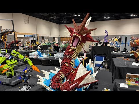 LEGO Gyarados - Brickworld Chicago 2025