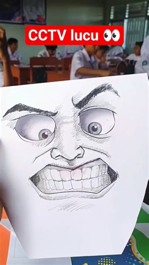 membuat CCTV lucu #tutorial #shortvideo #cctv #art #funny #lucu #shorts #shortsfeed #subscribe #lucu