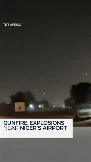 Footage shows sustained gunfire and loud explosions near an airport in Niger’s capital, Niamey, in the early hours of Thursday, with the cause still unclear. Officials say the situation is under control and that there is ‘’no need to worry.‘’ | TRT Afrika