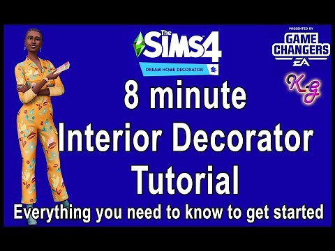 8 Minute Interior Decorator Career Tutorial - The Sims 4