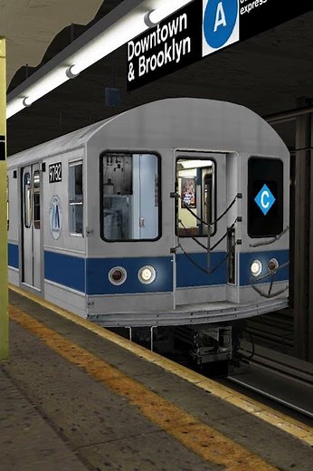 OpenBVE Shorts: R43 C Train departing 23rd St 🚇🗽 #shorts #fyp #nycsubway