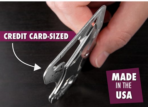 Zootility WildCard: Thin knife and multi-tool for your wallet.