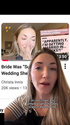 Check out the playlist Your Wedding Horror Stories on YT #bride #bridetok #weddingtok #wedding | Christa