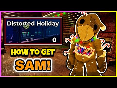 How To ESCAPE DISTORTED HOLIDAY + UNLOCK THE "SAM" SKIN in PIGGY! (Paranormal Pigmas) [ROBLOX]