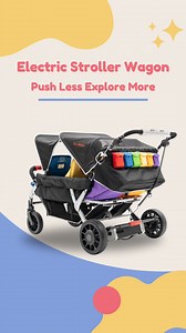 17 reactions | Rev up your stroller game with our electric stroller!...