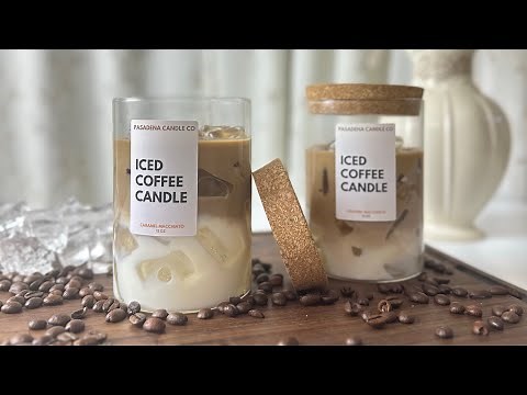 How To Make Coffee Scented Candle | DIY Iced Coffee Candle Tutorial