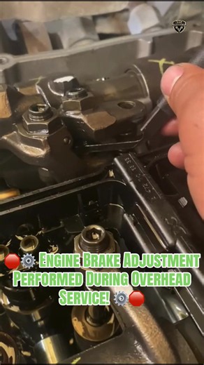 Engine Brake (Jake Brake) Adjustment During Overhead Service