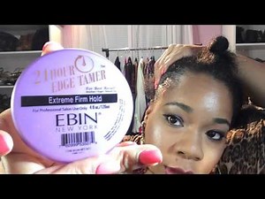 Review/Demo on Edge Tamer for Natural Hair by Ebin New York
