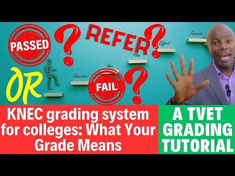 KNEC grading system for colleges