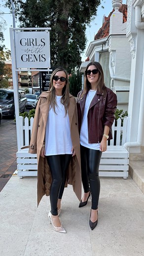 G I R L S W I T H G E M S | The most flattering faux leather leggings you’ll ever own 🙈🖤 Commando really said: snatched waist, sculpted legs, instant confidence!!!... | Instagram